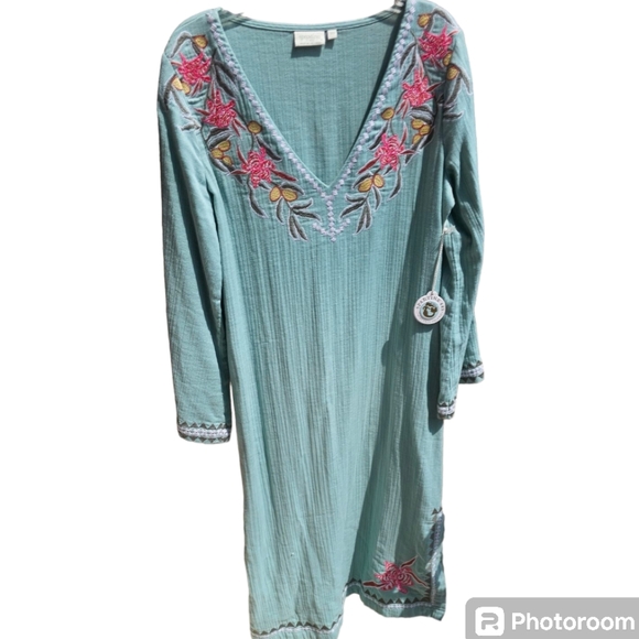 Spartina 449 Paige Gemmel Island Amira midi beach dress NWT - Picture 3 of 14